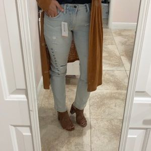 Distressed Light Wash Jeans SLIM NEW WITH TAGS